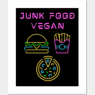 Junk Food Vegan Posters and Art